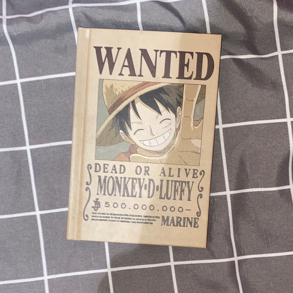 One Piece Wanted Poster Notebook